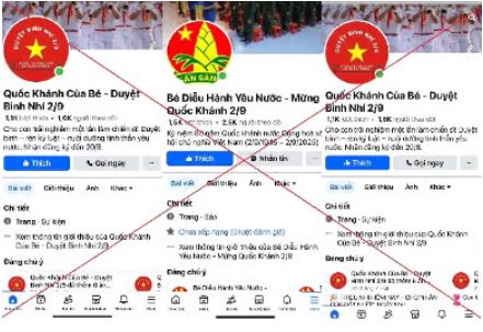 Cảnh giác trước bẫy lừa 'Duyệt binh nhí mừng Quốc khánh 2/9' trên mạng xã hội
