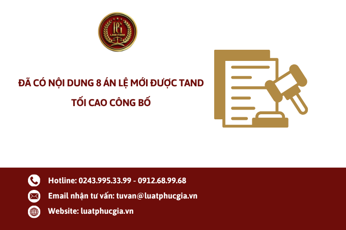 Đã có nội dung 8 án lệ mới được TAND Tối cao công bố