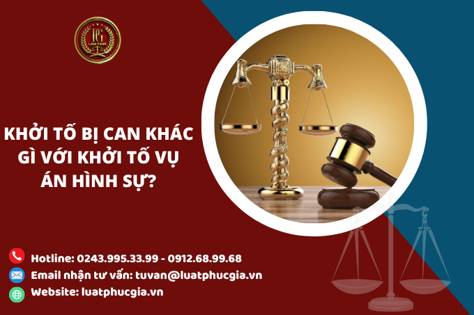 Khởi tố bị can khác gì với khởi tố vụ án hình sự?