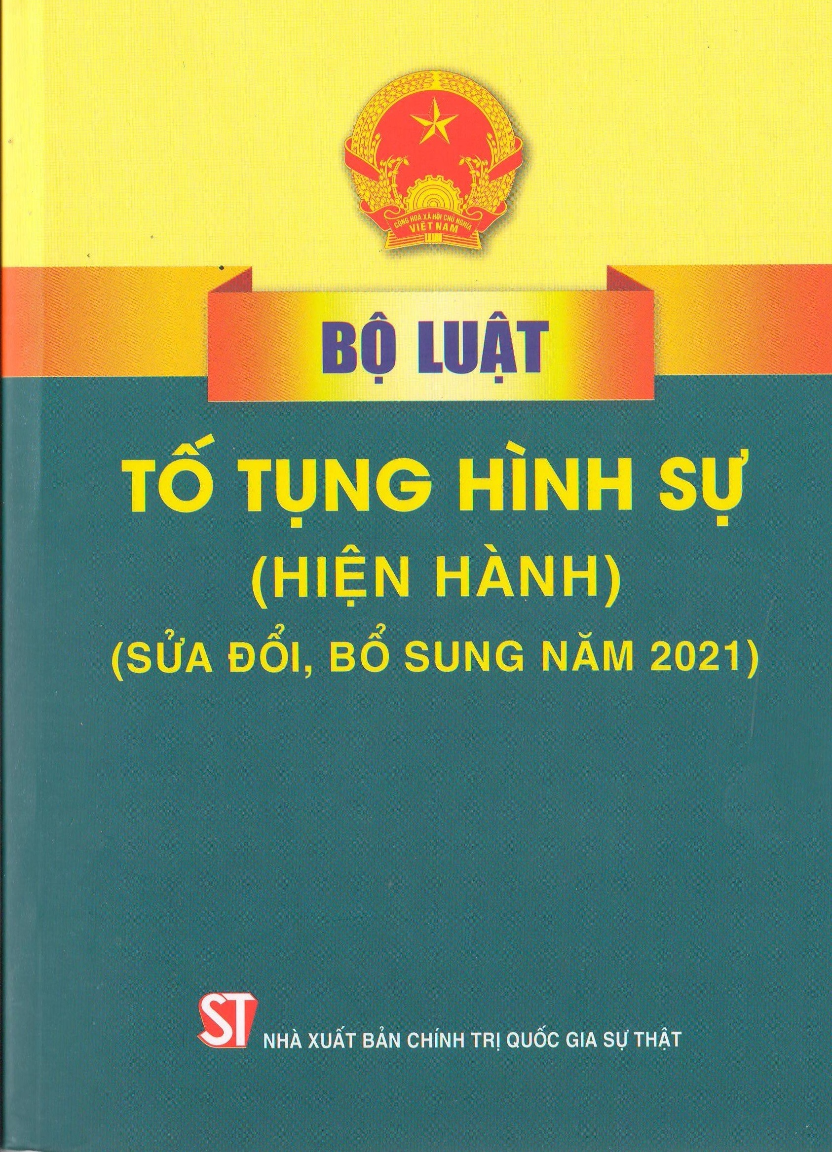 Luật sửa đổi, bổ sung một số điều của Bộ luật tố tụng hình sự 2021