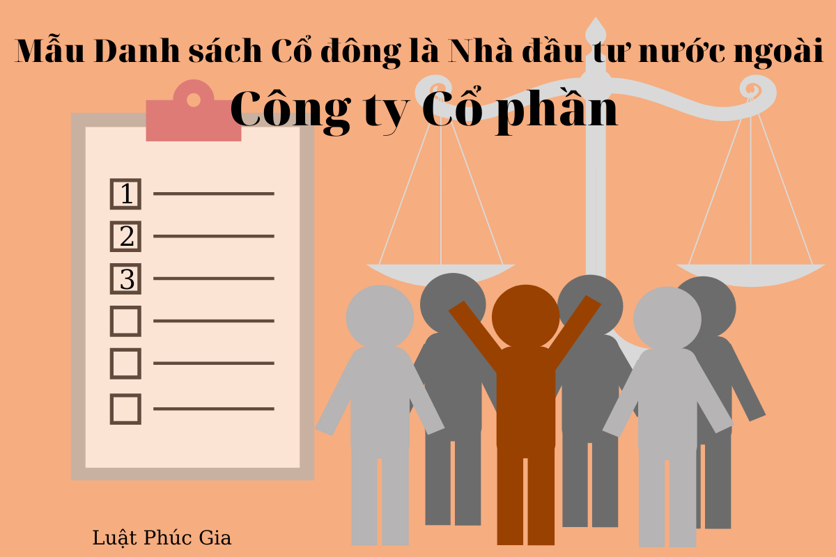 Mẫu Danh sách Cổ đông là Nhà đầu tư nước ngoài