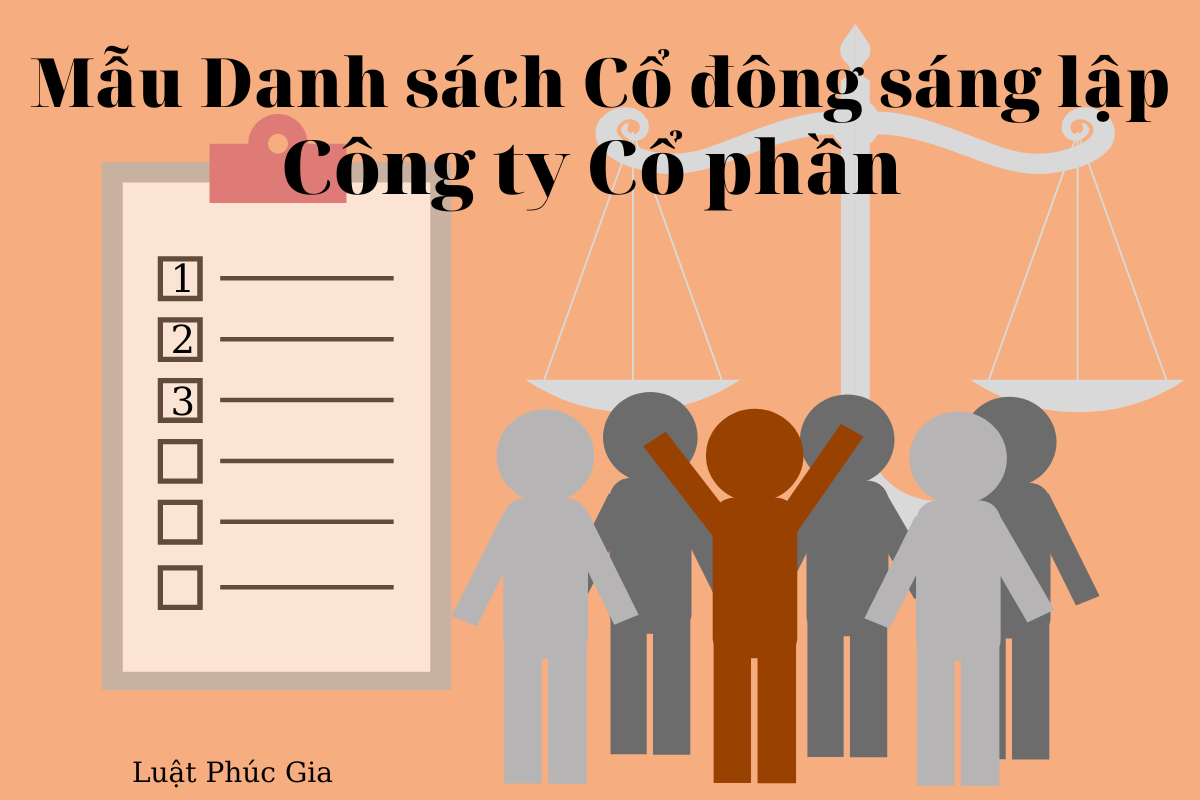 Mẫu Danh sách Cổ dông sáng lập Công ty Cổ phần