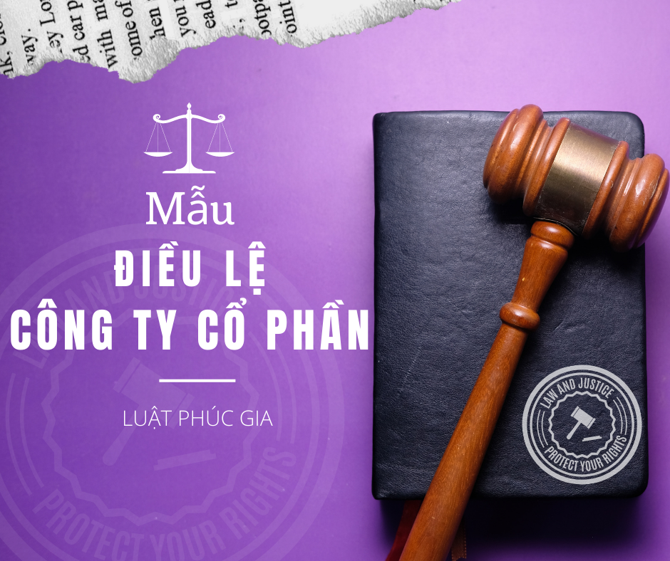 Mẫu Điều lệ Công ty Cổ phần