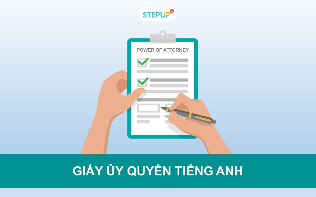 Mẫu giấy ủy quyền bằng tiếng Anh