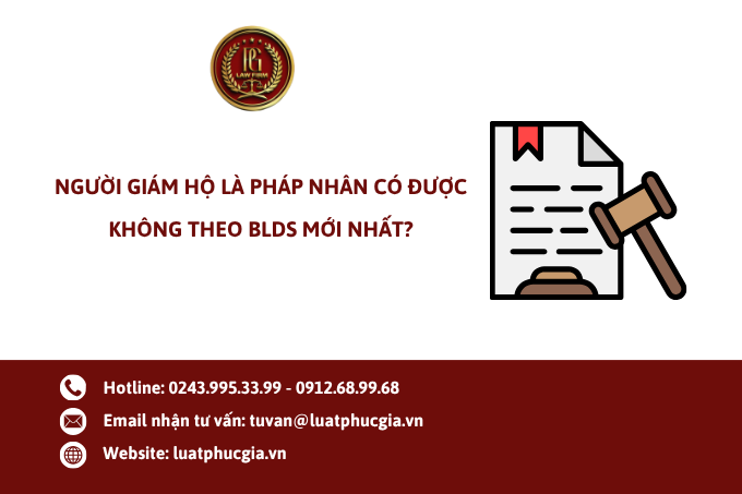 Người giám hộ là pháp nhân có được không theo BLDS mới nhất?