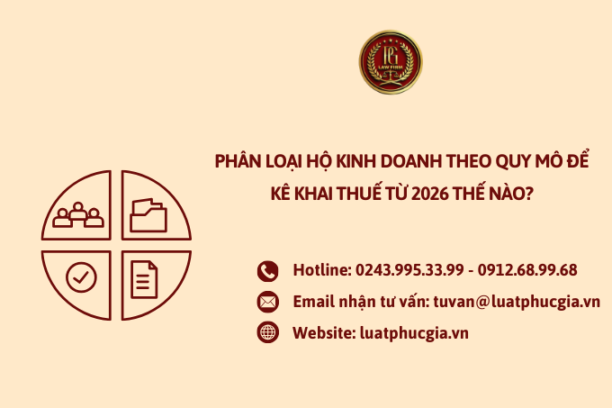 Phân loại hộ kinh doanh theo quy mô để kê khai thuế từ 2026 thế nào?
