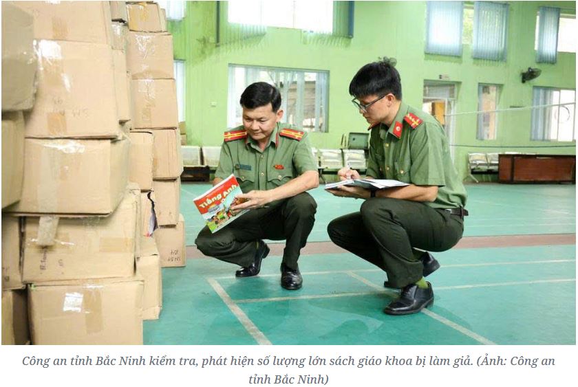 Triệt phá đường dây sản xuất, buôn bán hơn 185.000 cuốn sách giáo khoa giả