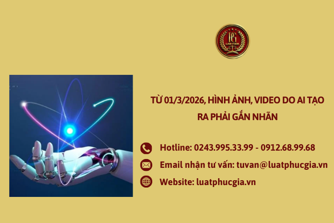 Từ 01/3/2026, hình ảnh, video do AI tạo ra phải gắn nhãn